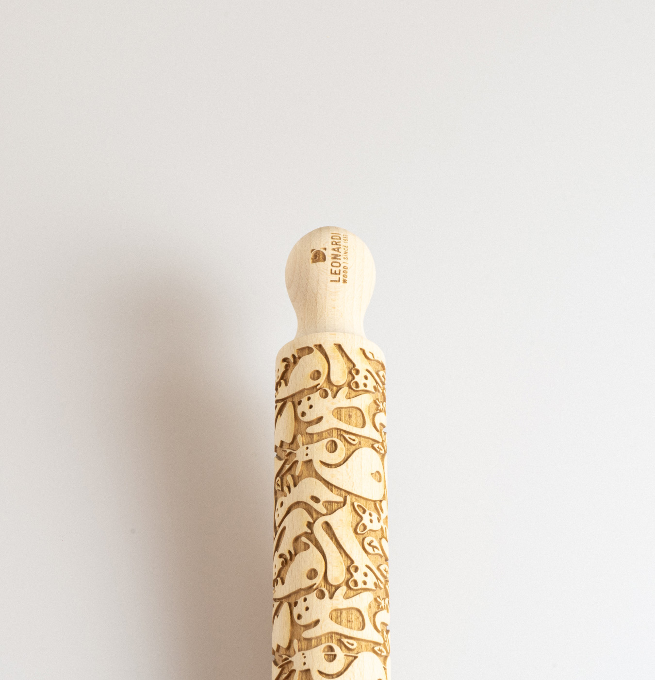 Mattarello decorativo inciso per decorare la pasta frolla